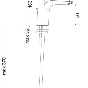 HERZ INFINITY BATERIJA ZA LAVABO – VISOKA 00014