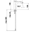 HERZ ELITE BATERIJA ZA LAVABO 00088