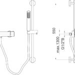 HERZ FRESH TERMOSTATSKA BATERIJA ZA TUŠ KADU – KOMPLET 00437