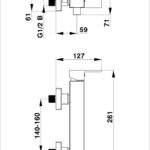 HERZ SQ BATERIJA ZA TUŠ KADU 00494