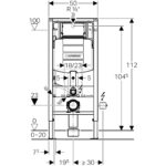 GEBERIT UGRADNI VODOKOTLIĆ DUOFIX H-112 111.311.00.5