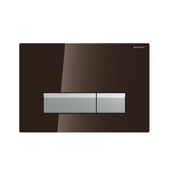 GEBERIT TASTER SIGMA 40 DUO FRESH DVOKOLIČINSKI BRAON STAKLO 115.600.SQ ...