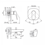 ROSAN STOLZ BATERIJA UZIDNA SA IZLIVOM I PREBACIVAČEM 131201