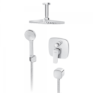 ROSAN STOLZ BATERIJA UZIDNA SA PLAFONSKIM TUŠEM 250X250 I RUČNIM TUŠEM 131607