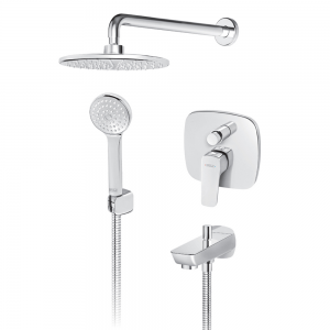 ROSAN STOLZ BATERIJA UZIDNA SA IZLIVOM, ZIDNIM I RUČNIM TUŠEM 131701