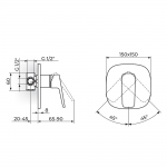 STOLZ Black uzidna baterija sa jednim izlazom 131801B