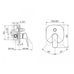 STOLZ Black uzidna baterija sa prebacivačem 131901B