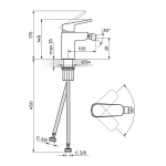 STOLZ Black baterija za bide 139101B