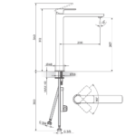 S2 baterija za lavabo 230501