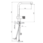 S2 Gold baterija za sudoperu 2 cevi 238301G