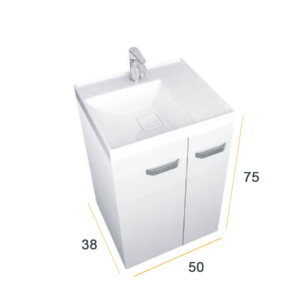 EURIDIKA 50 L ormarić sa umivaonikom (liveni mermer)