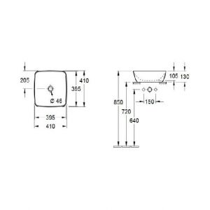ARTIS LAVABO X NADGRADNI TC