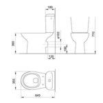 FAYANS Classic Canto monoblok baltik dimenzije