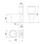 FAYANS Classic Canto monoblok simplon dimenzije