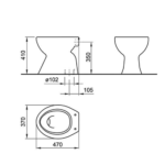 FAYANS wc šolja simplon