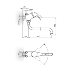 KING baterija za protočni bojler izliv 200mm J362001