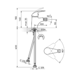 KING baterija za bide J391001