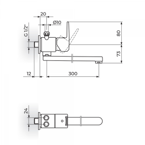 ROSAN CUBO BATERIJA ZA PROTOČNI BOJLER L-300 JC36103