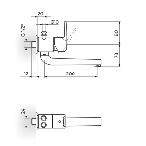 ROSAN CUBO BATERIJA ZA PROTOČNI BOJLER LIVENI IZLIV L-200 JC36201
