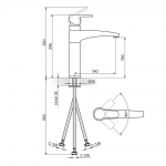 ROSAN CUBO BATERIJA ZA SUDOPERU 3 CEVI JC38103 ROSAN CUBO BATERIJA ZA SUDOPERU 3 CEVI JC38103