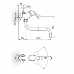 PERLA baterija za protočni bojler izliv 200 mm JP362001