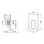 ROSAN QUADRO BATERIJA UZIDNA SA JEDNIM IZLAZOM JQ31801