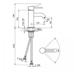 ROSAN ZERRO BATERIJA ZA LAVABO JZ30101