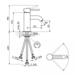 ROSAN ZERRO BATERIJA ZA LAVABO 3 CEVI JZ30103 ROSAN ZERRO BATERIJA ZA LAVABO 3 CEVI JZ30103