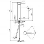 ROSAN ZERRO BATERIJA ZA LAVABO VISOKA JZ30109 ROSAN ZERRO BATERIJA ZA LAVABO VISOKA JZ30109