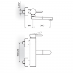 ROSAN ZERRO ZIDNA BATERIJA IZLIV 200 JZ32120 ROSAN ZERRO ZIDNA BATERIJA IZLIV 200 JZ32120