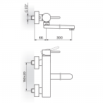 ROSAN ZERRO ZIDNA BATERIJA 300 MM JZ32130 ROSAN ZERRO ZIDNA BATERIJA 300 MM JZ32130