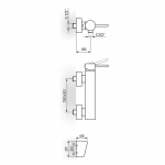 ROSAN ZERRO BATERIJA ZA TUŠ KADU JZ37101