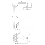 ROSAN ZERRO BATERIJA ZA TUŠ KADU SA USPONSKIM TUŠEM JZ37251 ROSAN ZERRO BATERIJA ZA TUŠ KADU SA USPONSKIM TUŠEM JZ37251