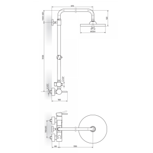 ROSAN ZERRO BATERIJA ZA TUŠ KADU SA USPONSKIM TUŠEM JZ37251 ROSAN ZERRO BATERIJA ZA TUŠ KADU SA USPONSKIM TUŠEM JZ37251