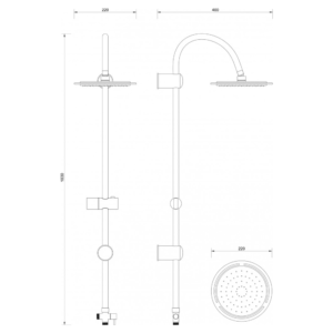 Usponski tuš MUT-260 Usponski tuš MUT-260