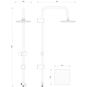 Usponski tuš MUT-360