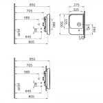 VITRA SENTO KONZOLNI LAVABO 50X37,5 5945B003-0029