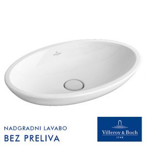 VILLEROY & BOCH LOOP & FRIENDS LAVABO 63X43 NADGRADNI BEZ PRELIVA 5151 11 01