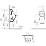 s pisoar sa spoljasnjim dovodom tc