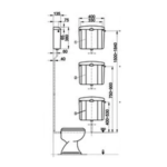 INVENT vodokotlić Viktorija visokomontažni