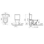 S50 monoblok univerzalni sa wc daskom SVS50