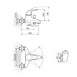 KING baterija za kadu - komplet J331001