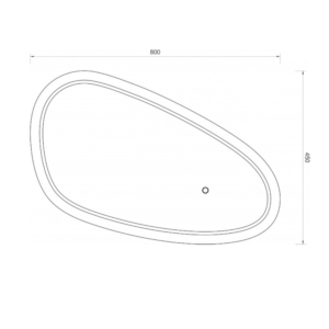 H-226 led ogledalo za kupatilo 80x45