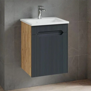 DEMOOD Antracite Grey 45 ormarić sa umivaonikom