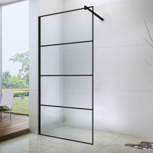 Walk In paravan Exceed Black 120x200/8