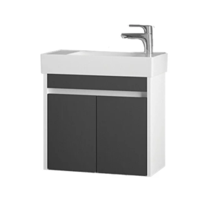 NATALIA White Antracite 60 ormarić sa umivaonikom