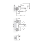 S2 Black baterija za kadu - komplet 233101B