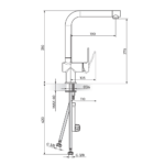 S2 Black baterija za sudoperu 238201B
