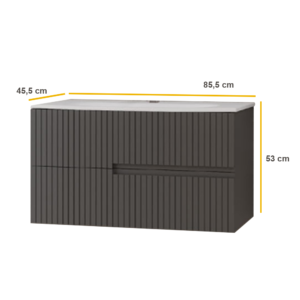 BEXA Antracite 85 ormarić sa umivaonikom