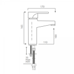 VENUS baterija za lavabo 10302
